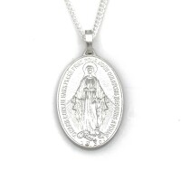 [800265] 목걸이 은 기적패  / 대 (45cm)